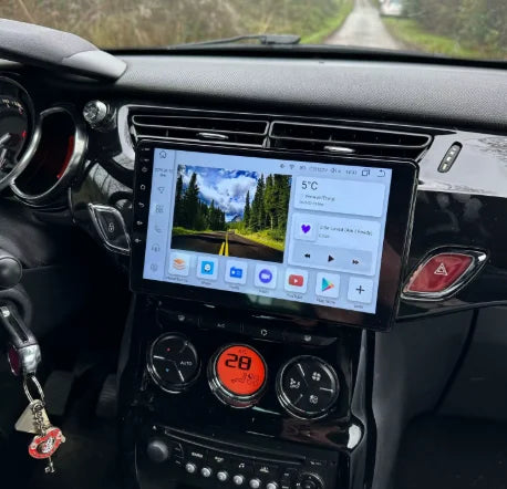 Façade autoradio dédiée à la Citroën C3 2010-2016