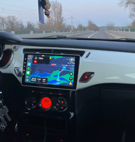 Façade autoradio dédiée à la Citroën DS3 2010-2016