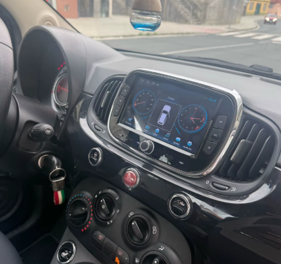 Façade autoradio dédiée à la Fiat 500 2 2016-2019
