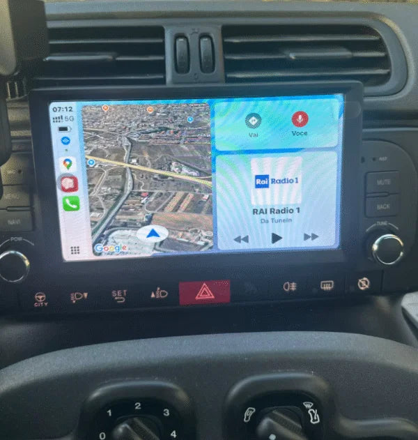 Façade autoradio dédiée à la Fiat Panda 2013-2020