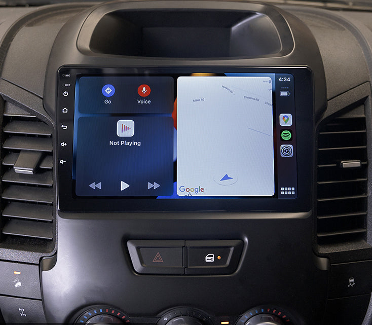 Façade autoradio dédiée à la Ford Ranger 2011-2015