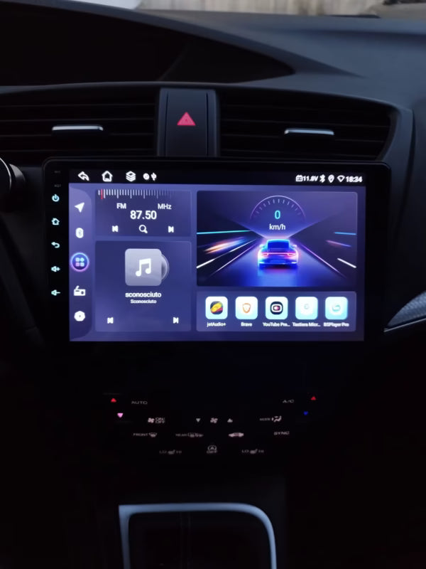 Façade autoradio dédiée à la Honda Civic 2012-2017