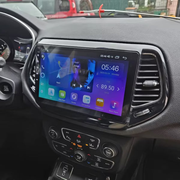 Façade autoradio dédiée à la Jeep Compass 2017-2019