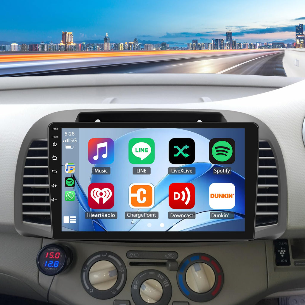Façade autoradio dédiée à la Nissan Micra 2002-2010