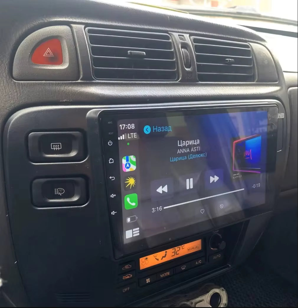 Façade autoradio dédiée à la Nissan Patrol 1997-2005