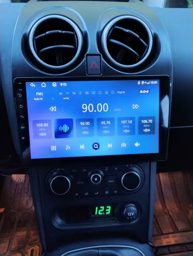Façade autoradio dédiée à la Nissan Qashqai 2006-2013