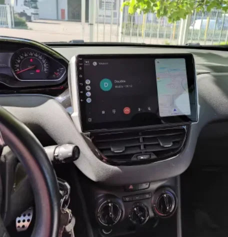 Façade autoradio dédiée à la Peugeot 208 2012-2018