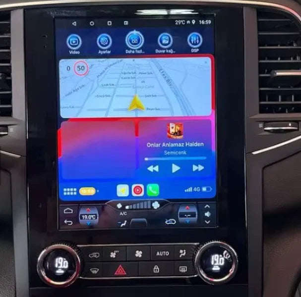 Façade autoradio dédiée à la Renault Mégane 4 2016-2022