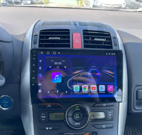 Façade autoradio dédiée à la Toyota Auris 2004-2012