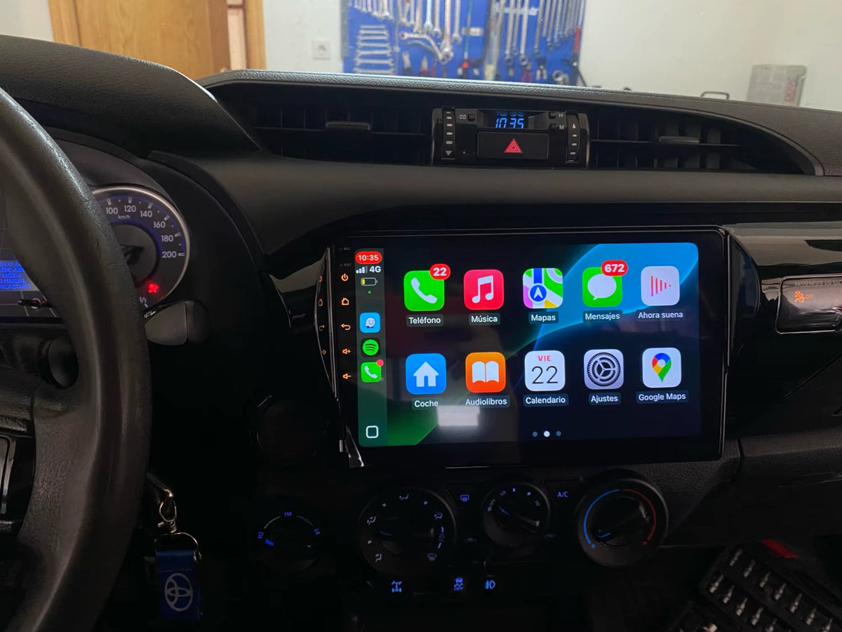Façade autoradio dédiée à la Toyota Hilux 2015-2023