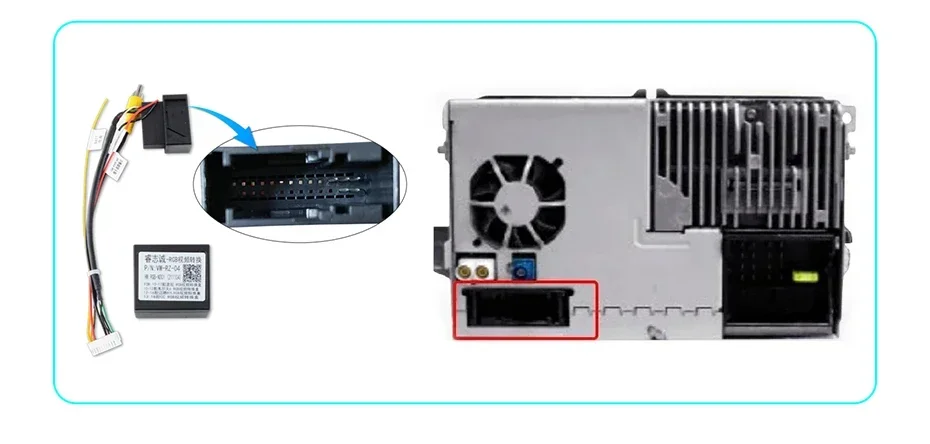 Façade autoradio dédiée à la Volkswagen Golf Plus 2006-2016