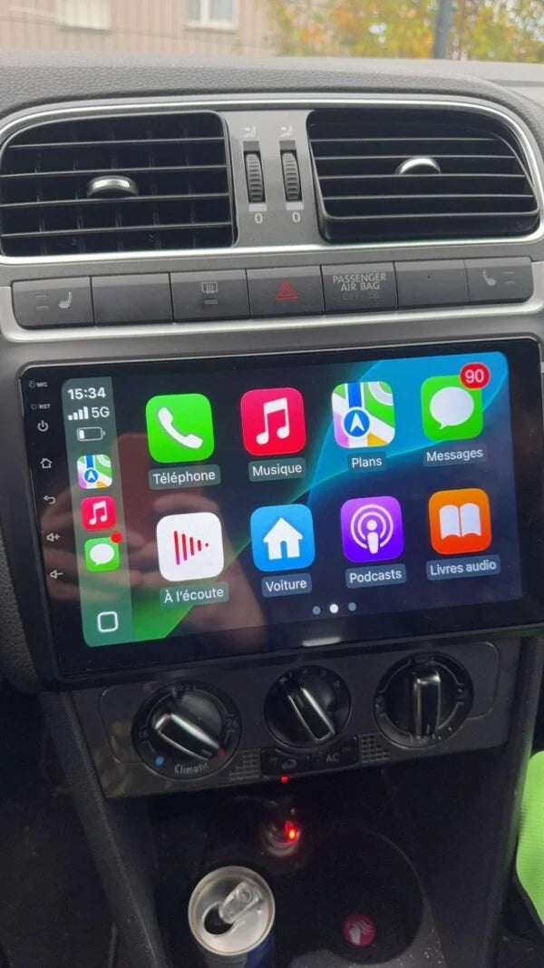Façade autoradio dédiée à la Volkswagen Polo 5 2008-2017