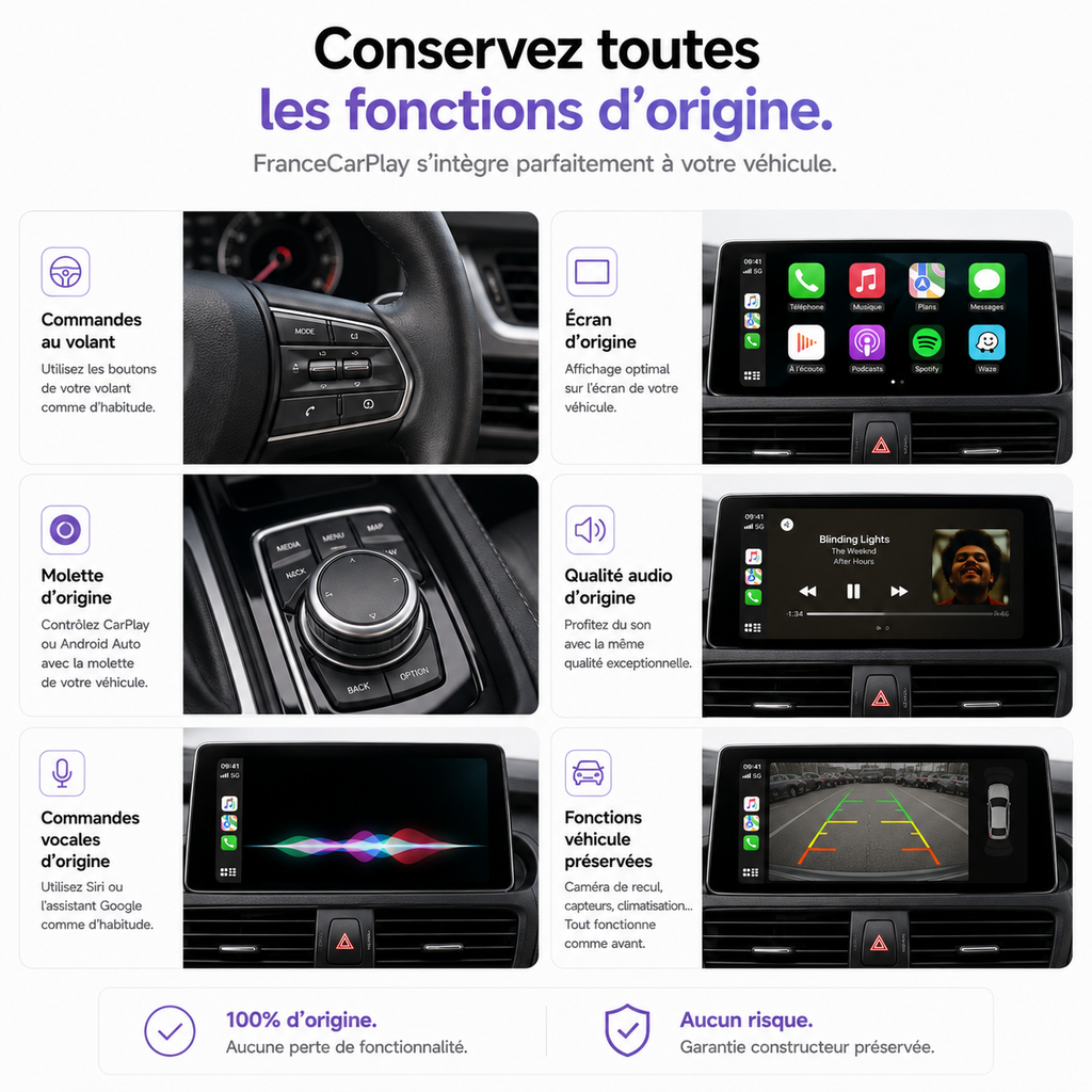 Installation plug and play du boîtier CarPlay sur BMW Série 5 EVO