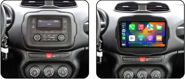 Installation plug and play de l'écran CarPlay sur Jeep Renegade