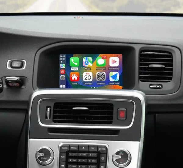 Interface CarPlay sans fil pour l'écran d'origine Volvo S60 / S80
