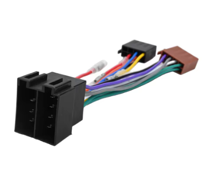 Adaptateur ISO vers connecteur 16 broches pour autoradio 1 DIN