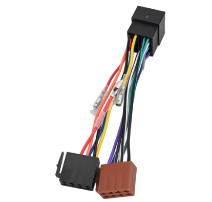 Adaptateur ISO vers connecteur 16 broches pour autoradio 1 DIN