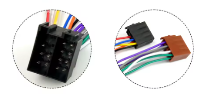 Adaptateur ISO vers connecteur 16 broches pour autoradio 1 DIN