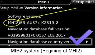 Module CarPlay plug and play pour Audi A7 MHI2 sur écran d'origine
