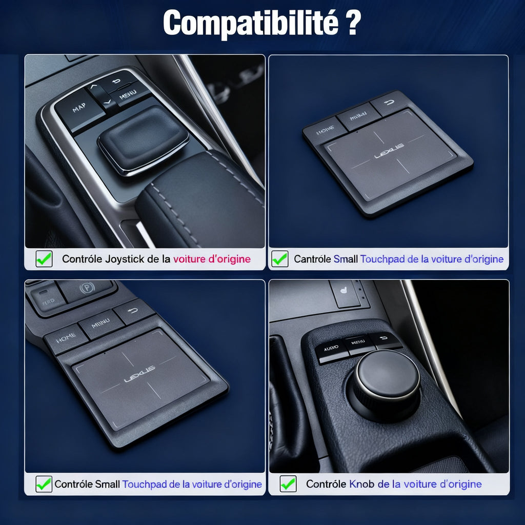 Module CarPlay plug and play pour Lexus GS sur écran d'origine
