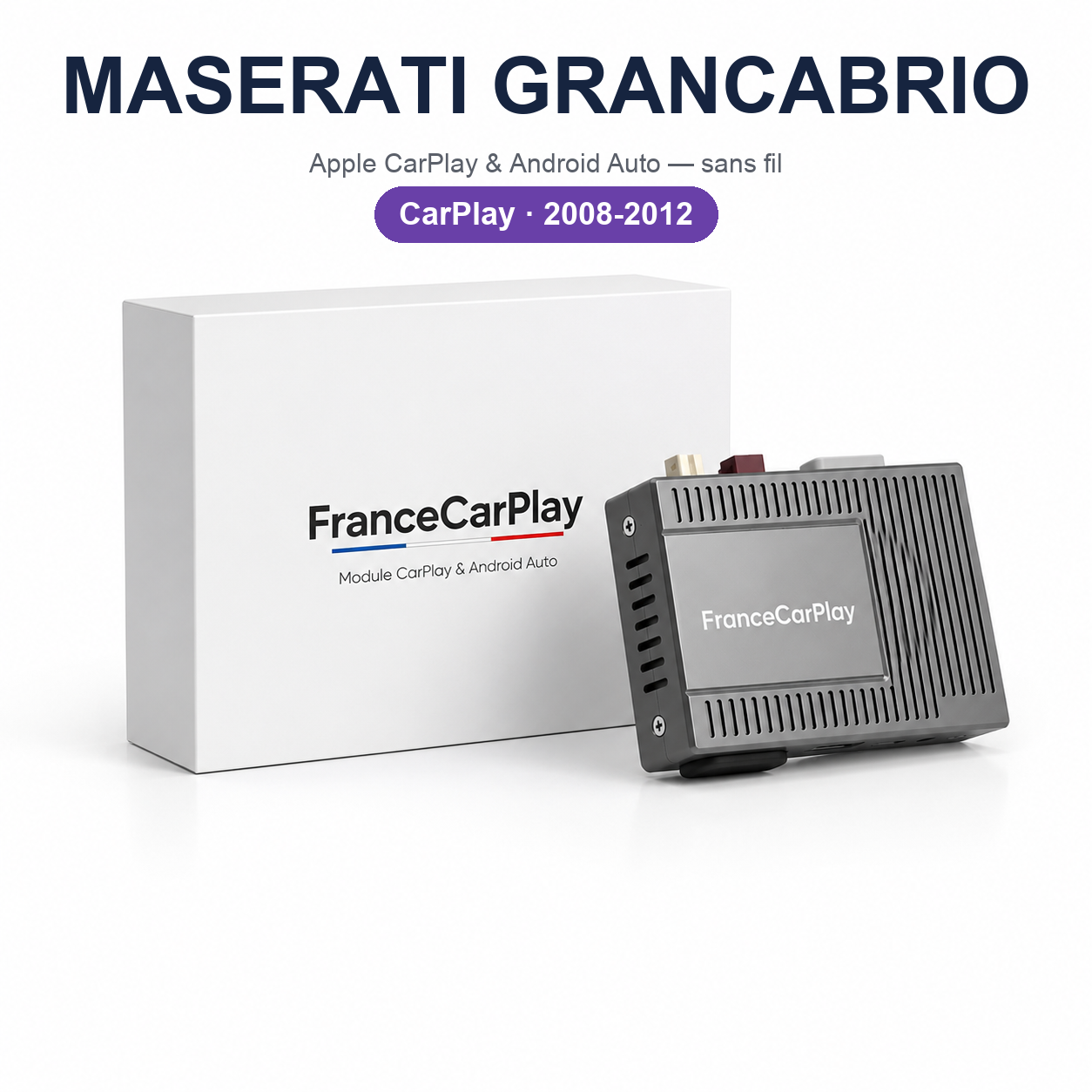 BOITIER MASERATI GRANCABRIO [2008-2012] CarPlay Android Auto