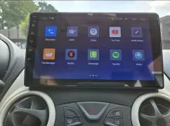 Navigation GPS sur l'écran tactile CarPlay de la Ford Ka