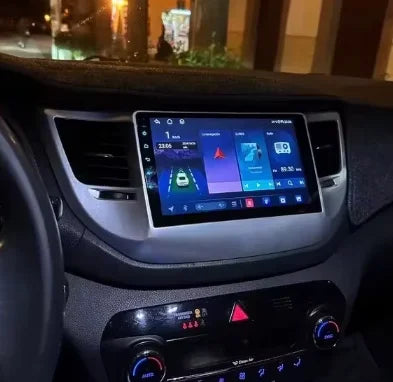 Navigation GPS sur l'écran tactile CarPlay de la Hyundai ix35 | Tucson
