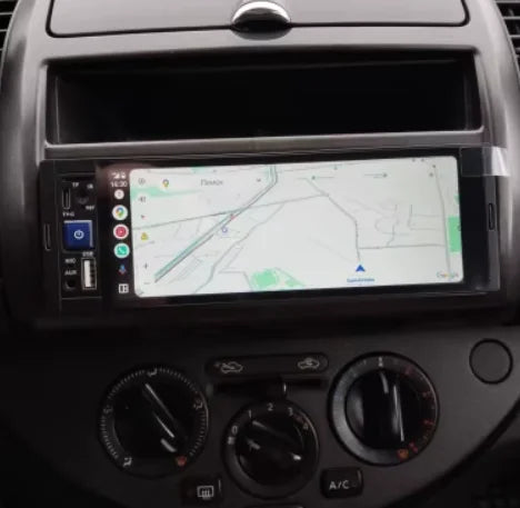 Navigation GPS sur l'écran tactile CarPlay de la Renault Modus