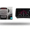 Navigation GPS sur l'écran tactile CarPlay de la Opel Zafira Tourer