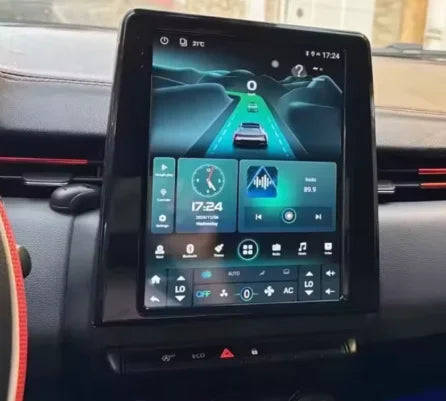 Navigation GPS sur l'écran tactile CarPlay de la Renault Clio 5