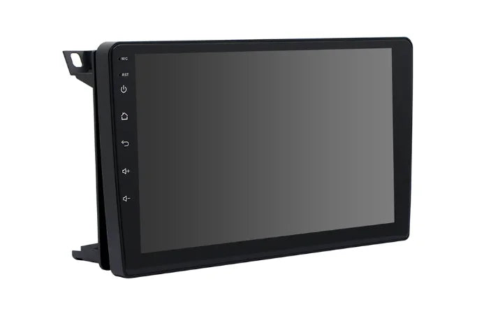 Navigation GPS sur l'écran tactile CarPlay de la Saab 9-3
