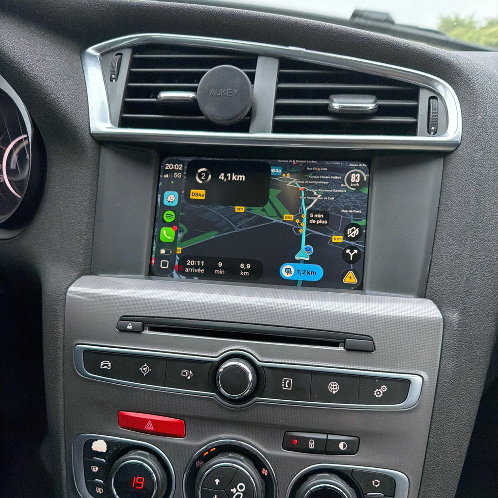 Rendu client CarPlay sur écran d’origine