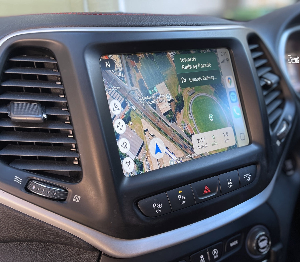 Rendu client CarPlay sur écran d’origine