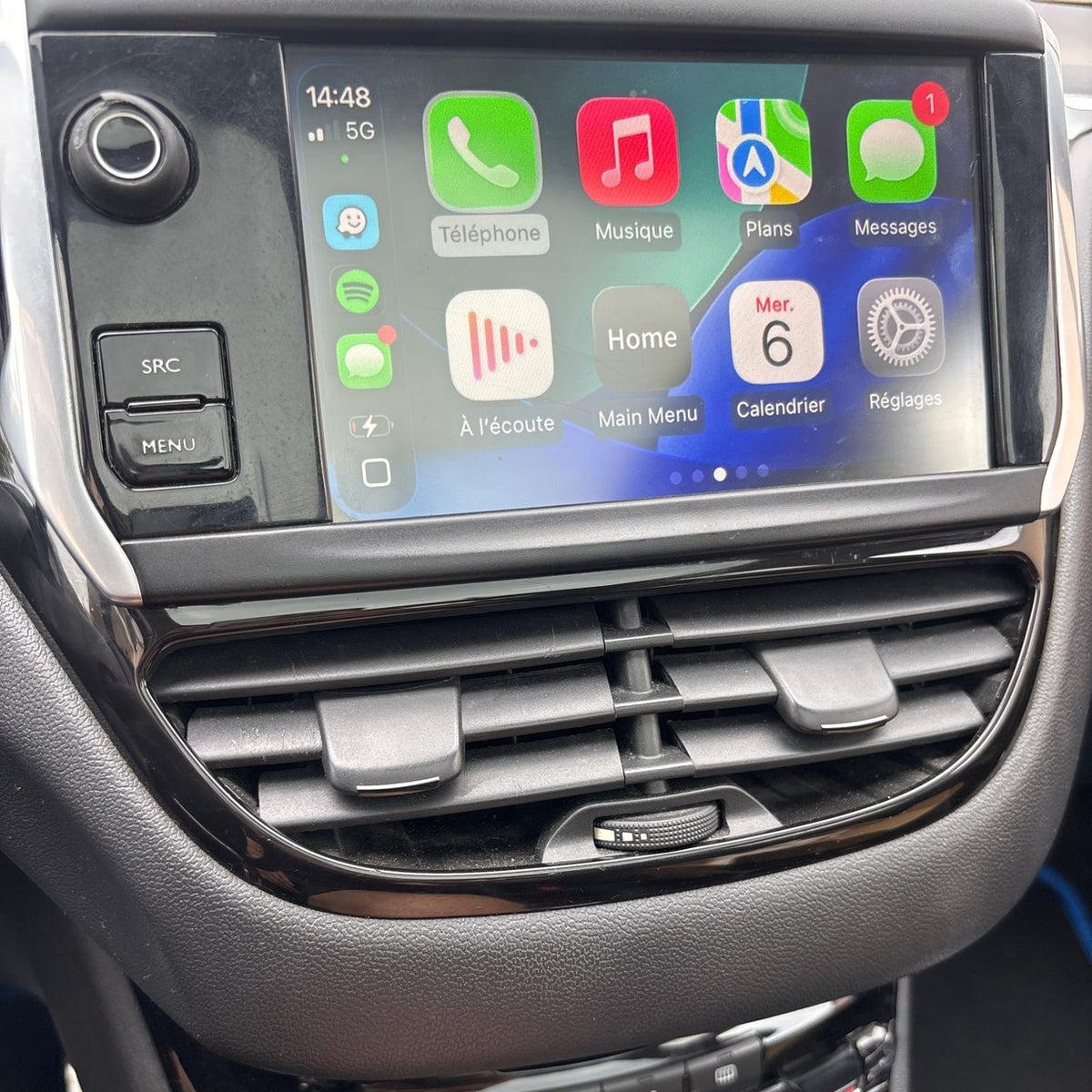 Rendu client CarPlay sur écran d’origine