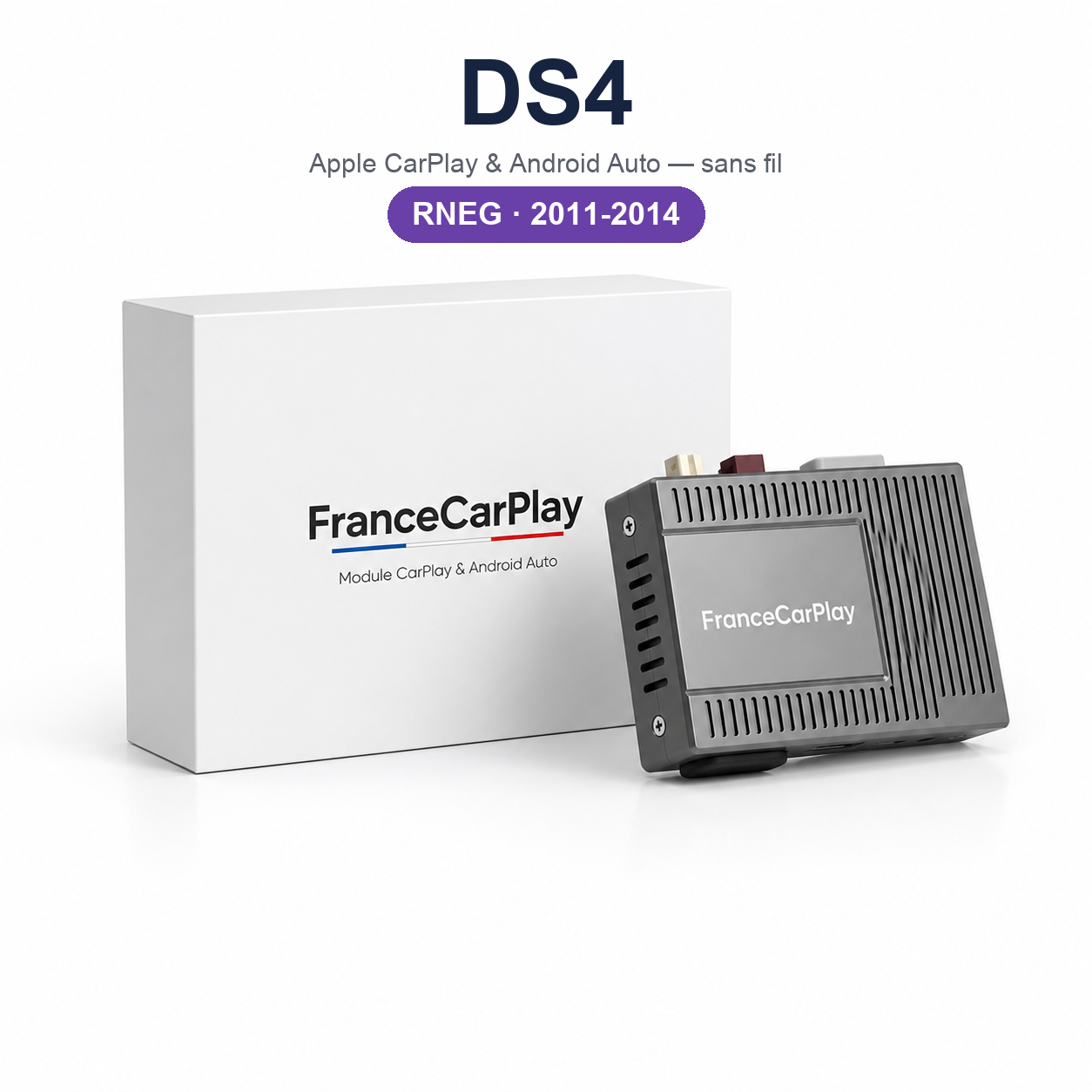 BOITIER DS4 RNEG [2011-2014] CarPlay Android Auto