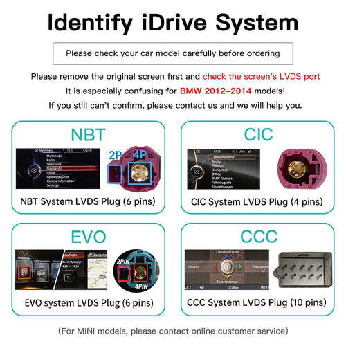 Identifiez votre systeme iDrive BMW (CCC/CIC/NBT/EVO)